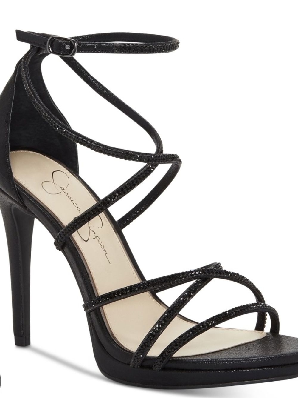 Jessica Simpson
Women's Jaeya Strappy Rhinestone High-Heel Sandals
